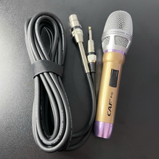 Micro Hát Karaoke có dây dài 6m cao cấp CAF P10 - Chống Hú, Hát karaoke, Tiếng Mic Sáng