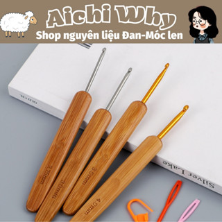 Kim móc Len cán gỗ nhiều size