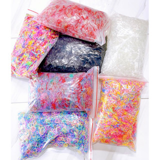 Dây thun cột buộc tóc 200g Thái Lan cao cấp nhiều màu siêu dai