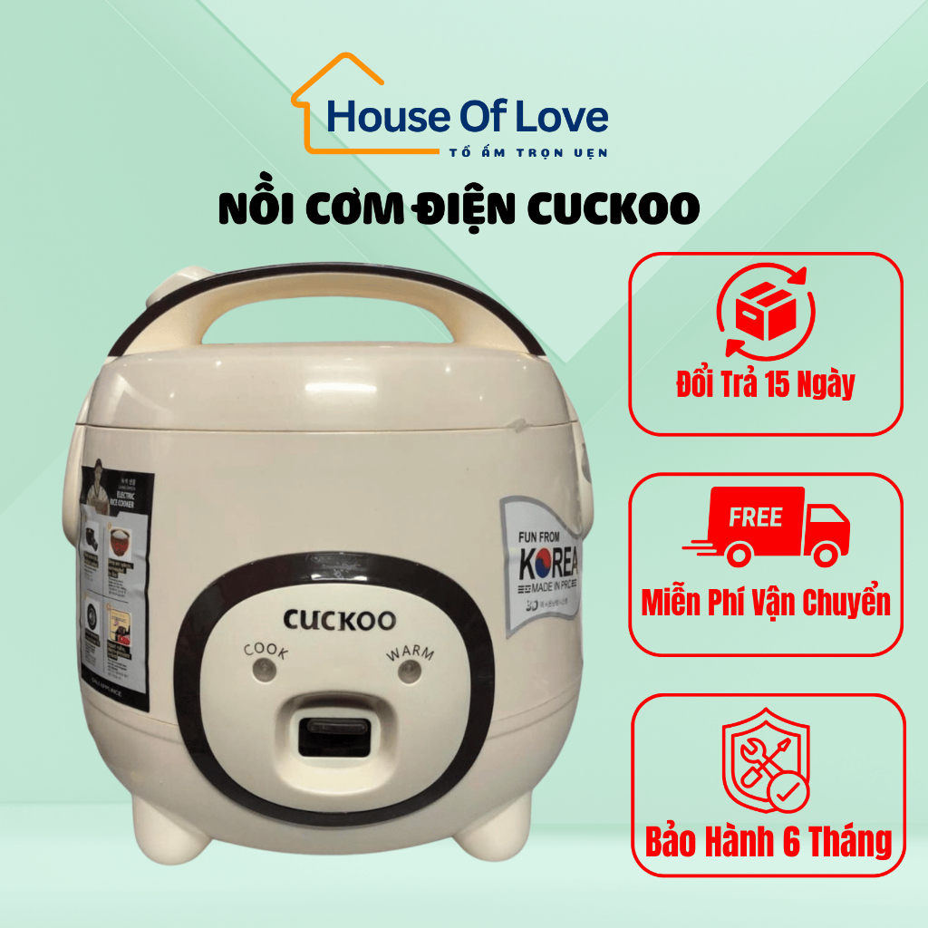 Nồi Cơm Điện CUCKOO Mini Đủ Các Dung Tích 1L-1.2L-1.8L, Đa Năng, Nấu Nhanh, Nấu Cơm Ngon, Giữ Ấm Tốt
