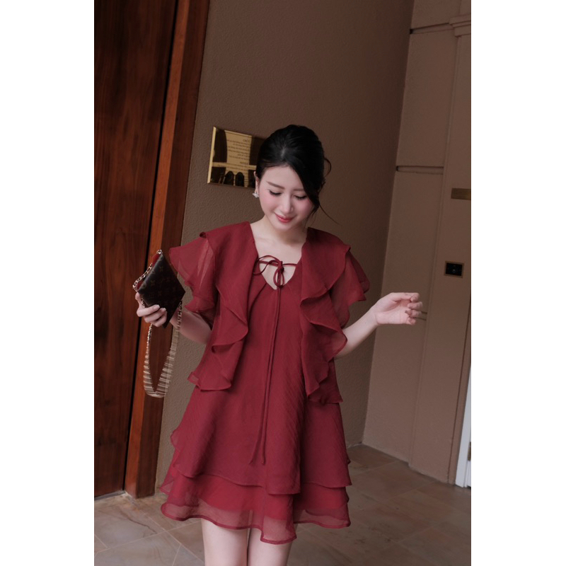 LAVIA DRESS / 3 MÀU ĐỎ - VÀNG - KEM | BigBuy360 - bigbuy360.vn