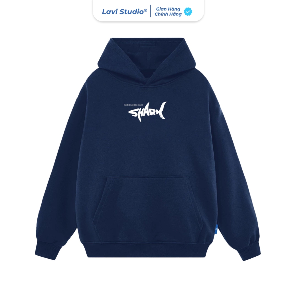 Áo Hoodie Nỉ Lông Cáo Thêu Lavi Studio Local Brand/ Shark