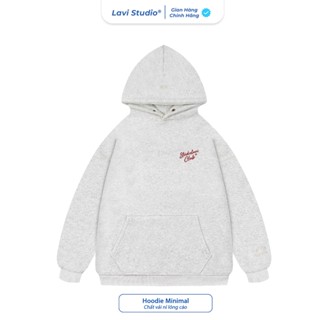 Áo Hoodie Nỉ Lông Cáo Thêu Lavi Studio Local Brand/ Minimal