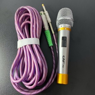 Micro Hát Karaoke có dây dài 7,5m cao cấp CAF P8 - Cao Cấp Chống Hú, Hát karaoke, Tiếng Mic Sáng
