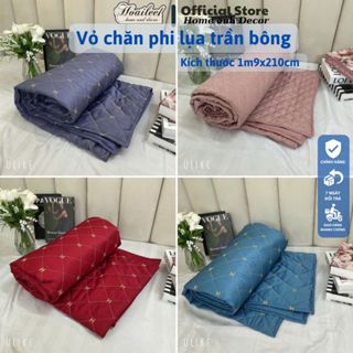 Vỏ chăn trần bông cottong poly có khóa lồng được ruột kích thước 1m9x2m1 được chọn mẫu