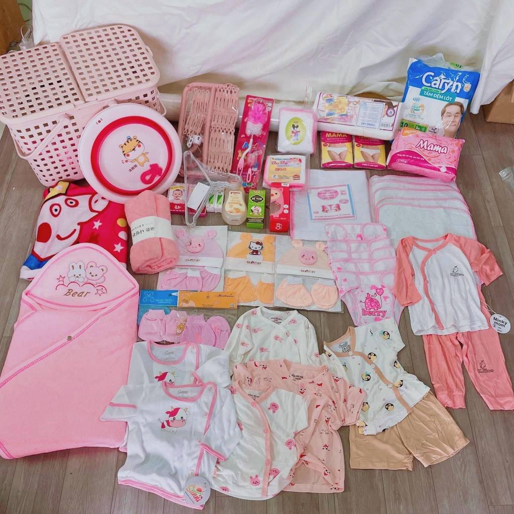Combo đi sinh cho mẹ và bé cơ bản dành cho bé gái bé trai BUBU016