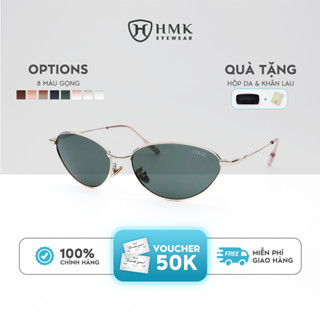 Kính Mát Form Mắt Mèo Chính Hãng HMK Eyewear Chống Tia UV400, Khung Kim Loại Chắc Chắn - KM6227