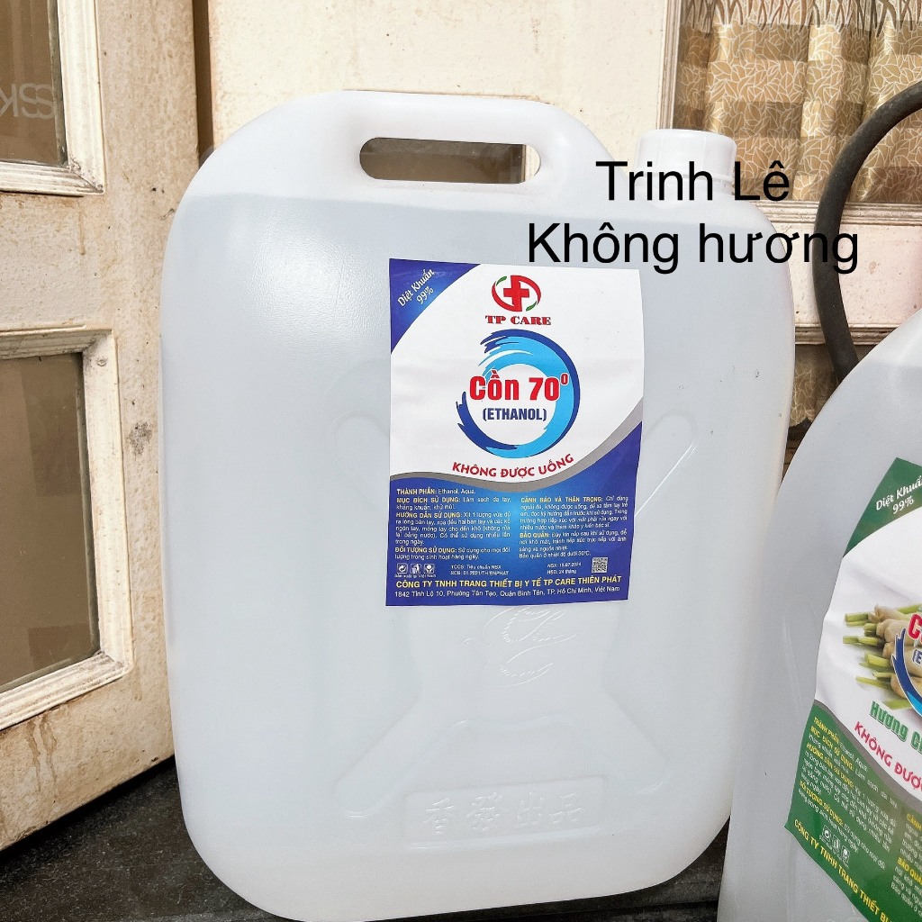 (HOẢ TỐC  HCM) Cồn Sát Khuẩn Y Tế 70 độ - 90 độ Phamapro chuẩn loại 1 can 30 Lít hương chanh sả
