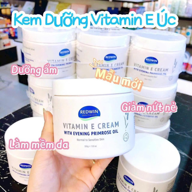 Kem dưỡng vitamin E  Redwin Úc mẫu mới