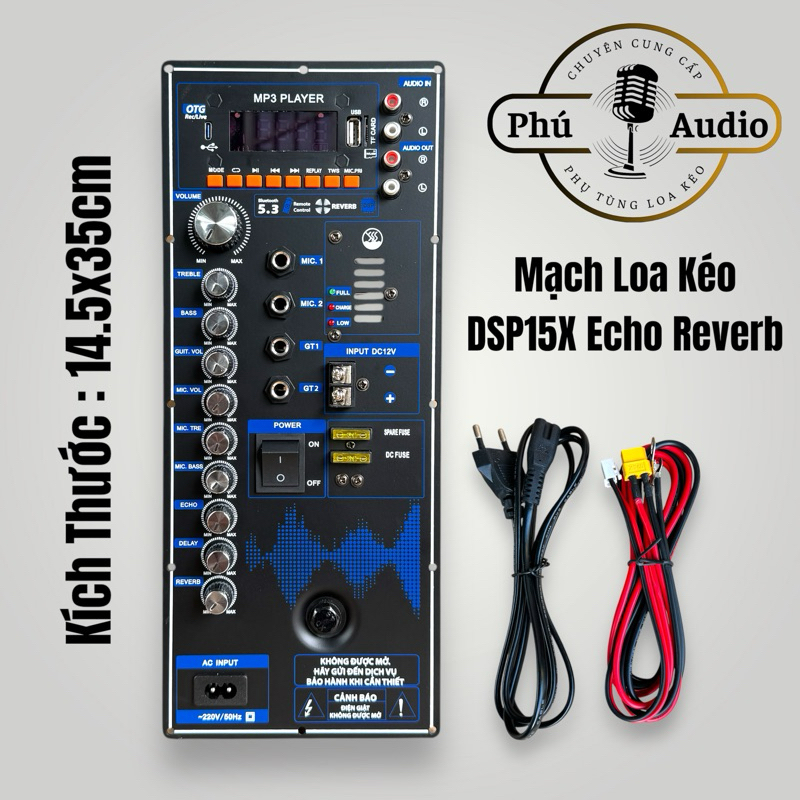Mạch Loa Kéo DSP15 vs DSP21X Echo Reverb Mẫu Mới 2024