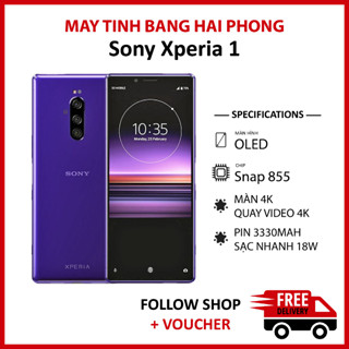 Điện thoại Sony Xperia 1 RAM 6/64GB chip Snapdragon 855 màn OLED 4K
