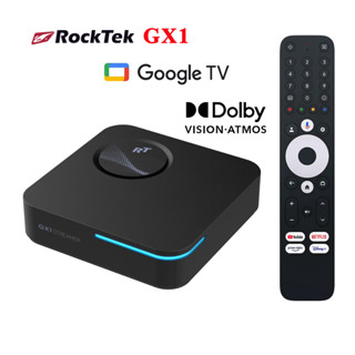 Android TV Box RockTek GX1 Google TV 12 Realtek RTD 1325 4GB/32GB WiFi6 Dolby ATMOS DTS-X