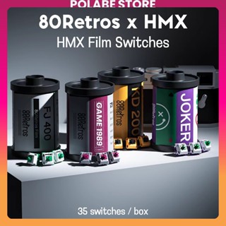 80 Retros HMX Film Switch FJ400 HMX KD200 Linear switch Polabe Store bàn phím cơ 80Retros Jocker HMX Game 1989