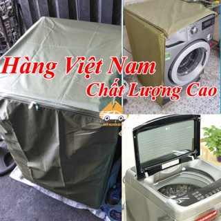 Áo Trùm Máy Giặt Cao Cấp Vải Dù 3 Lớp Ép Siêu Bền Chống Mưa Nắng Nóng Từ 7kg đến 15kg
