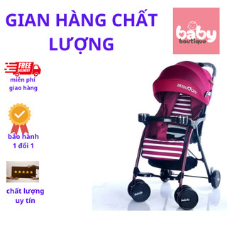 Xe đẩy, nôi đẩy BEIDU QIN 1 chiều 3 tư thế cho bé có khóa bánh an toàn và gấp gọn