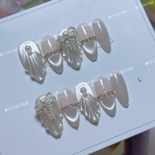 Nail box mắt mèo hồng thạch