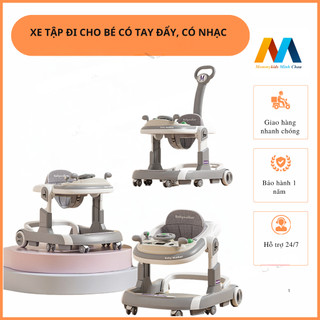 Xe tập đi chữ u cho bé chỉnh được chiều cao, gấp gọn, có bánh điều chỉnh tốc độ, có tay đẩy