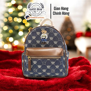 (HN HỎA TỐC)Balo M 27cm xanh jean TTWN BEAR TN2301