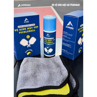   Hỏa tốc  chai xịt vệ sinh mặt vợt pickleball KAIWIN - tặng kèm khăn lau. 