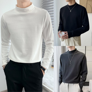 Áo Giữ Nhiệt Nam Cổ Cao LÓT NỈ Co Giãn 4 Chiều MIAA Áo Thun Giữ Nhiệt Tay Dài Nhiều Màu HÀNG LOẠI 1