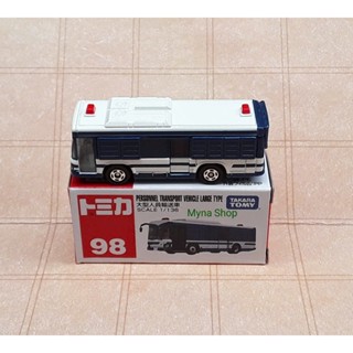  Xe mô hình tomica bus No.98 Personnel Transport Vehicle Large Type Isuzu Erga  có hộp  