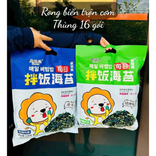Rong biển sư tử khổng lồ rắc cơm trộn cơm, ăn vặt gói 128gr