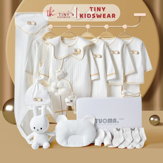 Set Quà Tặng Bé Trai Bé Gái Sơ Sinh, Quà Tặng Đầy Tháng Cao Cấp Hình Vương Miện Thiên Thần [8001C, 60M]