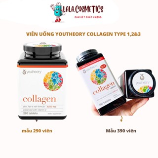 Viên Uống Youtheory Collagen Type 1,2&3 290 viên - 390 Viên