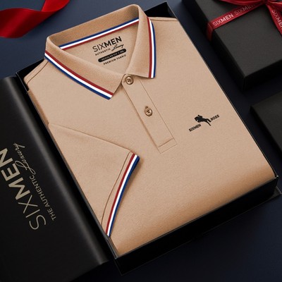 Áo polo nam cao cấp có cổ [Tặng Kèm Hộp Quà] SIXMEN - 3RIM HORSE - Polo vải FeelMax thoáng mát