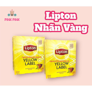 Hộp Trà lipton túi lọc Nhãn Vàng 100 gói x 2g (hàng công ty)