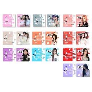 Box mix Card, Sticker Snh48