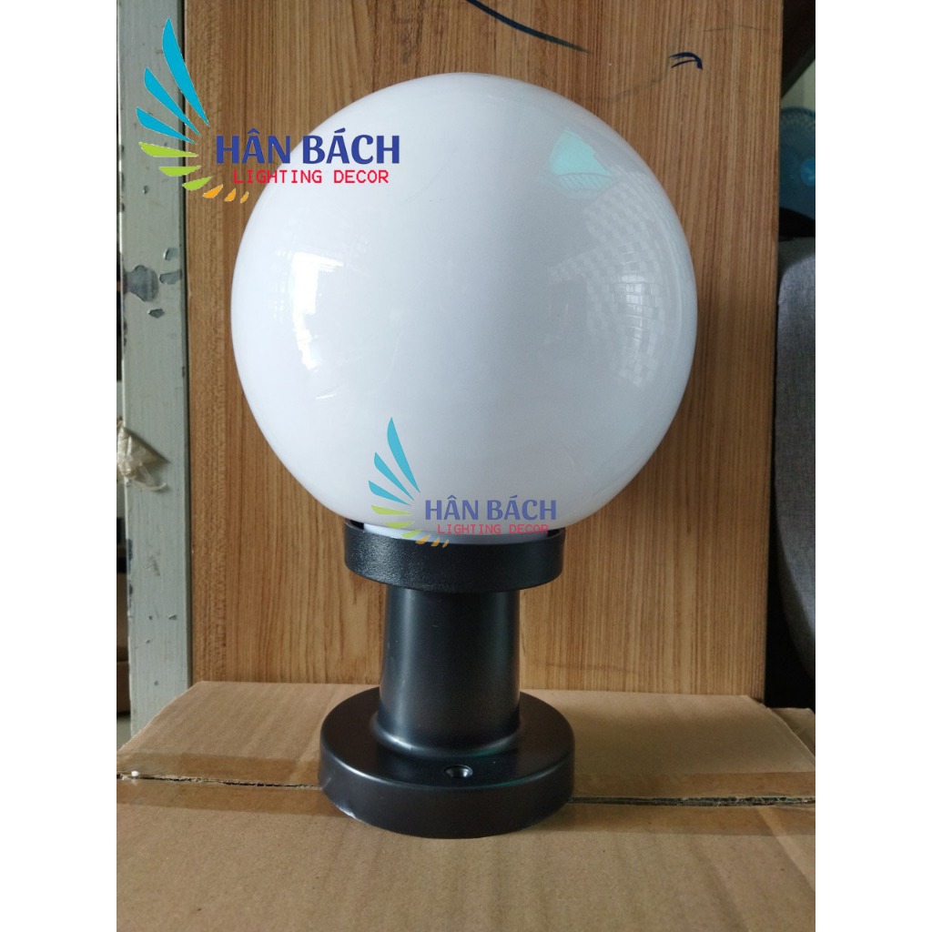 Đèn trụ cổng hình tròn phi 200cm đã gồm bóng led