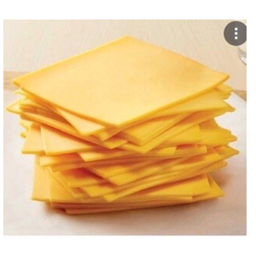 (HÀ NỘI) 10 Lát Cam Phô Mai Cheddar Cam Cheddar Burger Chia Lát Dairymont Pháp (date mới)