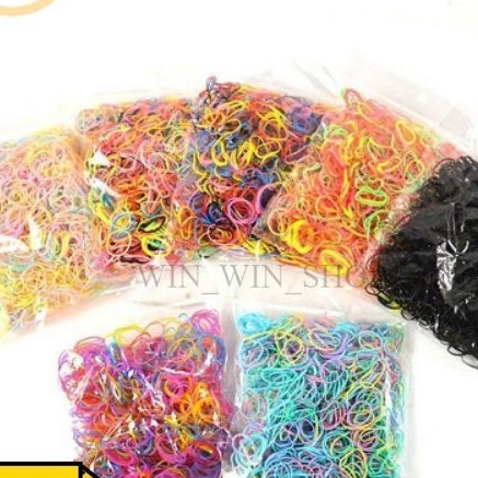 [ FREESHIP 50K ] Sét 500 Dây Chun Cột Tóc cho bé nhiều màu