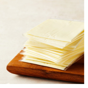 (HÀ NỘI)  20 Lát Trắng  Phô Mai Cheddar Trắng Cheddar Burger Chia Lát Dairymont Pháp (date mới)