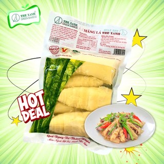 Măng Lá Búp Non Tre Xanh An Thịnh 500g - Dùng để Nấu Vịt Măng Tươi Xào Tỏi