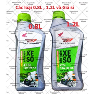 Dầu nhớt xe số Honda 10w30 800ml ( 0.8L ) và 1200ml ( 1.2L ) và Giá sỉ nhiều chai – Shopnhottot