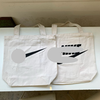 [ẢNH THẬT] Túi Tote Canvas Đơn Giản Đi Học Unisex - Dung Tích Lớn, In Hình Cả Hai Mặt