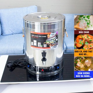  Nồi điện nấu cháo 35L - nồi kho thịt nấu nước đậu hầm xương đa năng 