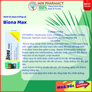 Kem bôi mụn Biona max 6g - Minpharmacy