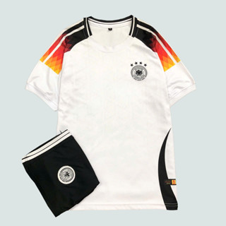 [ĐUC-T2024] in tên số áo - Bộ áo quần đá bóng đội tuyển Đức trắng mới 2024_Hàng thun lạnh cao cấp loại 1