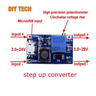 LKDT Mạch tăng áp 2A mini cổng Micro MT3608