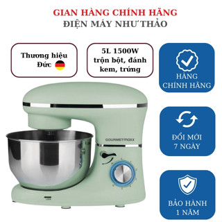   Mã SPHACL5 giảm 6% đơn 1TR2   Hàng Đức  Máy nhào bột 5L 1500W GOURMETMAXX - làm chà giò đánh kem đánh trứng 