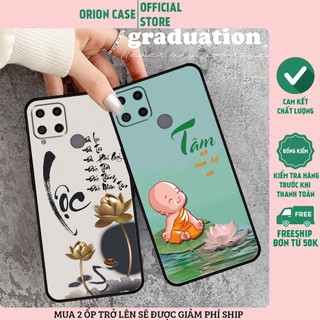 Ốp lưng Realme C12 - Realme C15 in hình phong cách chữ thư pháp cha mẹ, tài lộc