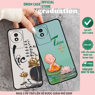 Ốp lưng Vivo Y02 / Vivo Y02A / Vivo Y02T in hình thư pháp cha mẹ, tâm an, tài lộc