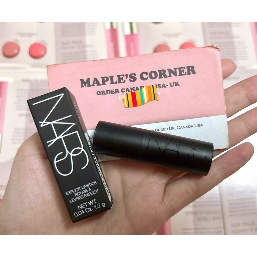 Son Nars Explicit Lipstick màu 803 Body Heat- 863 unauthorized