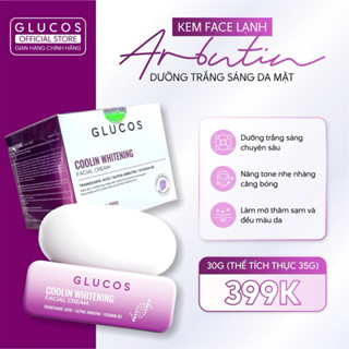 [30G FULLSIZE] KEM FACE LẠNH ARBUTIN COOLIN WHITENING FACIAL CREAM - Kem face lạnh dưỡng trắng sáng căng bóng mịn da mặt