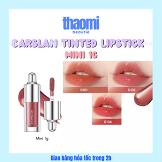 (Minisize 1g) Son dưỡng mini có màu không để lại lớp tint và dưỡng ẩm nhẹ cho môi Carslan 1g