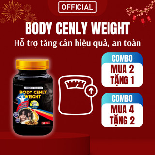 Viên uống tăng cân cho người gầy BODY CENLY WEIGHT, hỗ trợ tăng cân hiệu quả, an toàn, hộp 30 viên (CHÍNH HÃNG)