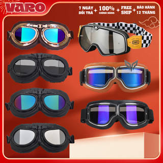 Kính phi công, kính UV400 mắt kính nhiều màu - Phụ kiện gắn mũ bảo hiểm cao cấp